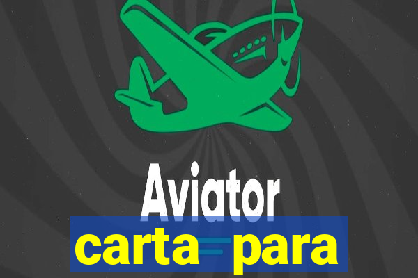 carta para encontrista homem